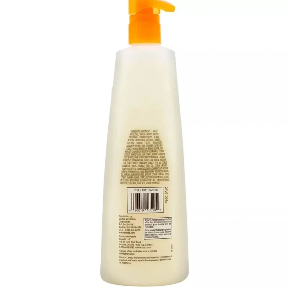 Kirkland Signature Liquid Body Wash Natural Citrus 27 fl oz 2-count New - Picture 5 of 8